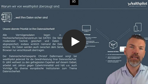 Wealthpilot Interface: Datensicherheit