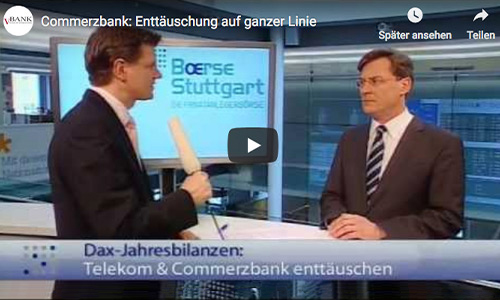 Wolfgang Köbler bei BörseStuttgart-TV: Commerzbank