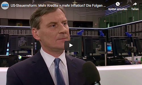 Wolfgang Köbler bei FinanceNewsTV: US-Steuerreform: Mehr Kredite = mehr Inflation?