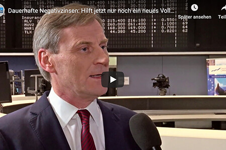 Wolfgang Köbler bei FinanceNewsTV: Dauerhafte Negativzinsen