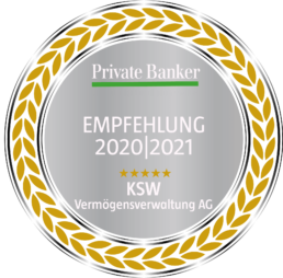 KSW Vermögensverwaltung AG Auszeichnung Private Banker Empfehlung