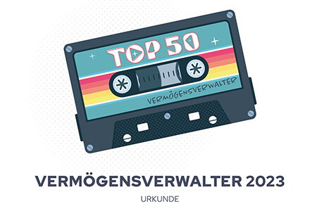 KSW Vermögensverwaltung unter den Top 50 Vermögensverwaltern in Deutschland 2023